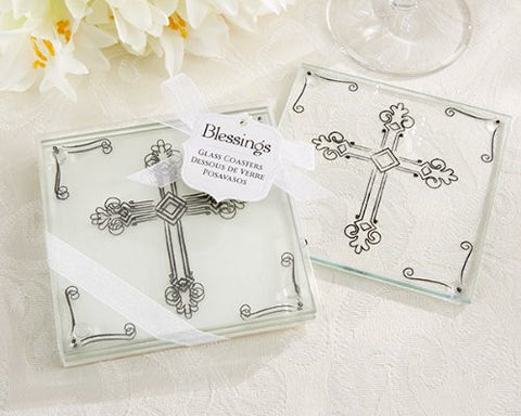 Blessings Glass Coasters (Set of 2)