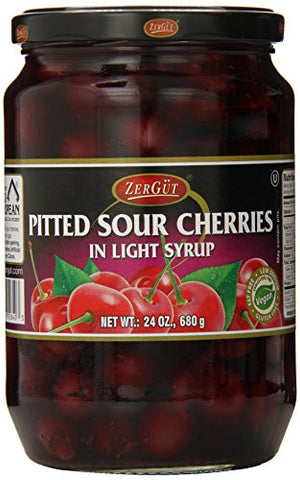 ZerGut Cherry Sour Pitted Comp, 24 oz