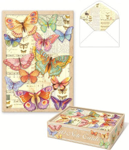 Die-Cut Boxed Cards, Butterfly