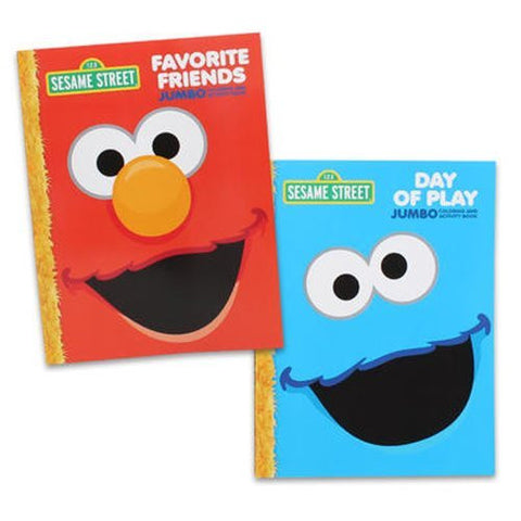 96-page Sesame Street Coloring Books - 2 Pack