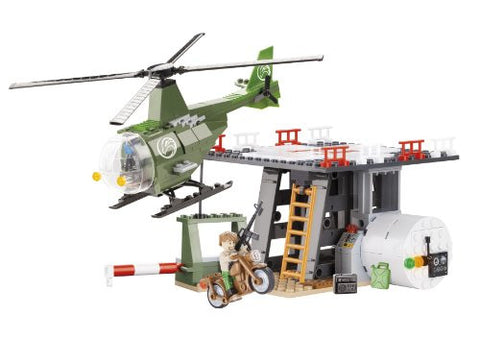 Small Army Helicopter Base, 200 pcs