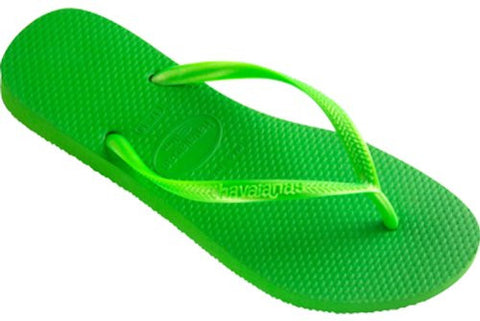 Havaianas Women's Slim Flip Flop,41-42 BR / 11-12 B(M) US,Neon Green