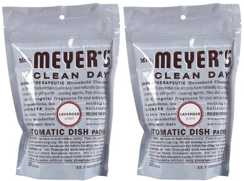 Mrs. Meyer's Clean Day Automatic Dish Packs, Lavender, 12.7 oz