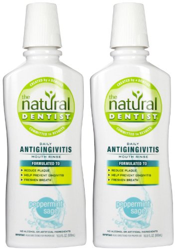 Natural Dentist Healthy Balance Mouth Rinse Peppermint Sage 16.9 oz