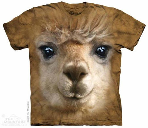 Big Face Alpaca, Loose Shirt - Tan Adult XX-Large