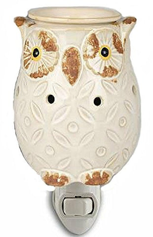 Cream Owl Outlet Warmer