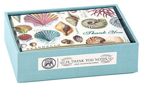 A Day at the Beach, Shells Thank You Notes