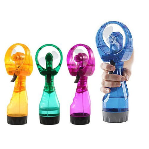 Deluxe Battery-operated Handheld Spray Cooling Cool Water-misting Fan Camp Beach (Random Color)