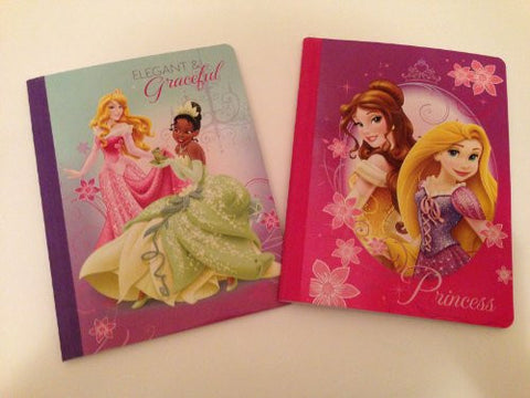 Disney Princess Composition Notebook 100-Page Assorted, Pack of 2