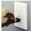 Safe Plate for Electric Outlet White with Single Screw (10) by Mommy's Helper