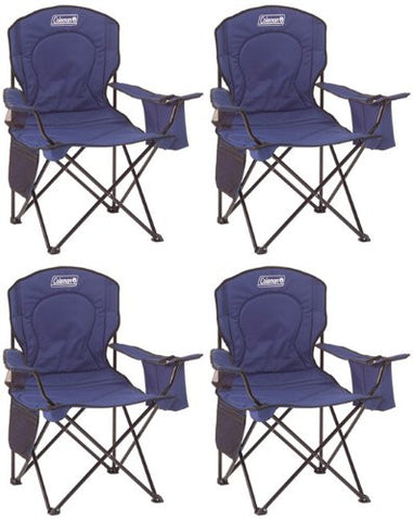 OVERSIZE QUAD CHAIR WITH COOLER - BLUE