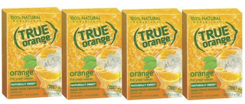 True Orange Drink Mix, 10-count (Pack of 4)