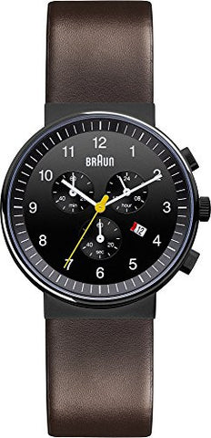 Braun Men's Black Brown Watch