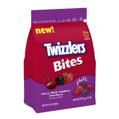 Soft Chewy Mixed Berry Twizzler Bites, 10 oz. Bag