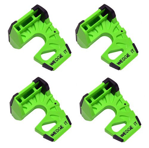 Wedge-It - The Ultimate Door Stop - Lime Green 4 PACK