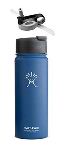 Everest Blue with Hydro Flip Lid & Straw Lid