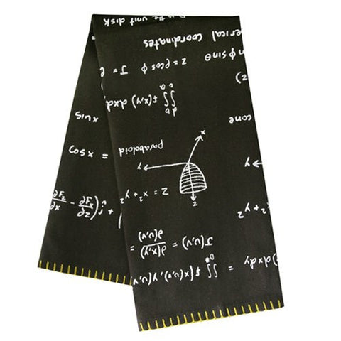 Math Dishtowel - 20” x 28”; 100% Cotton
