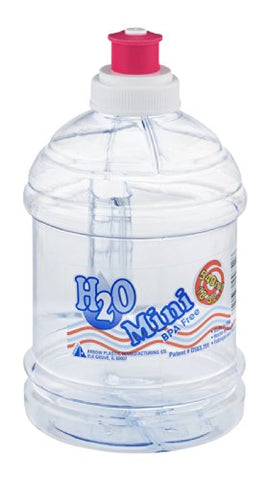 H2O on the GO Mini 18 oz Beverage Bottle Clear - Assorted Tops