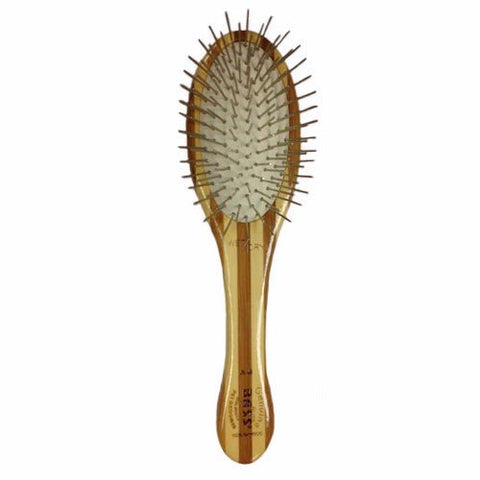 BASS Pet Groomer Wire Pin Brush - Oval - Small
