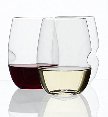 12oz wine/cocktail glass 4-pack totes
