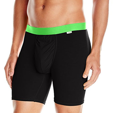 Weekday Boxer Brief - Black/Green - Extra Large