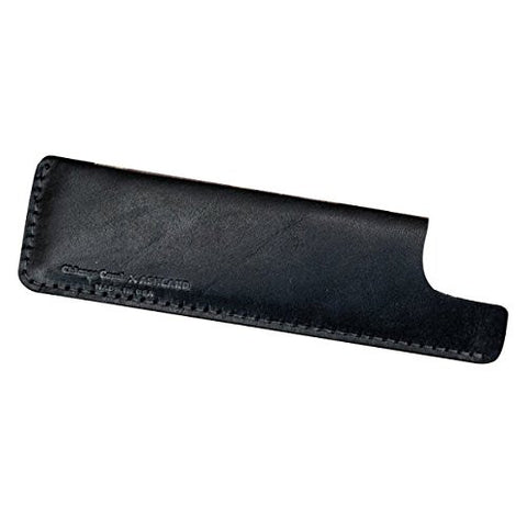 Chicago Comb Black Horween Leather Sheath