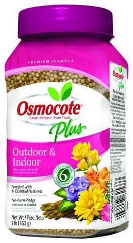 Osmocote Plus Outdoor and Indoor Smart Release Plant Food, 1-Pound Size: 1-Pound Outdoor, Home, Garden, Supply, Maintenance