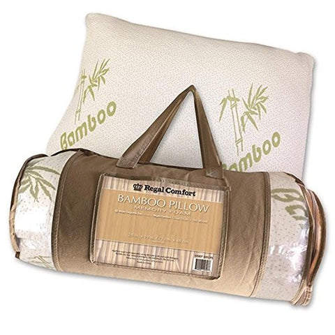 Regal Comfort Bamboo Pillow - Queen  28" X 19"