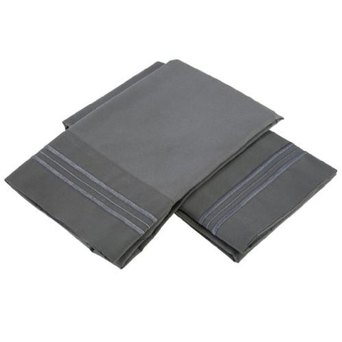 1800 Pillow Cases - King, Gray