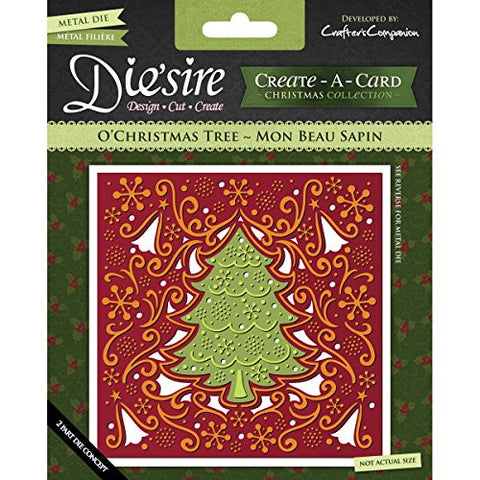 Die'sire Create-A-Card Christmas Dies - O'Christmas Tree