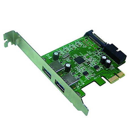 Mediasonic 2 Port External USB 3.0 & 20 Pin ICC Connector PCI Express Card
