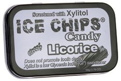 ICE CHIPS Candy Licorice Single Pack Candy, 1.76 Ounce
