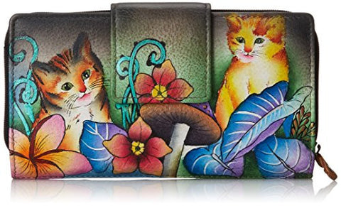 Cats in Wonderland Two Fold Organizer Wallet