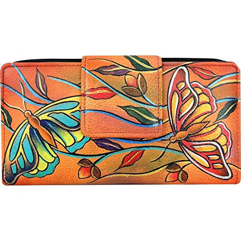 Angel Wings Tangerine - Two-Fold Organizer Wallet