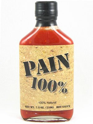 PAIN 100 percent Hot Sauce, 7.5oz.