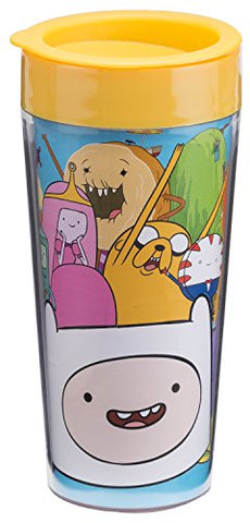 Adventure Time 16 oz. Plastic Travel Mug, 3.5"x 3.25" x 7" (not in pricelist)