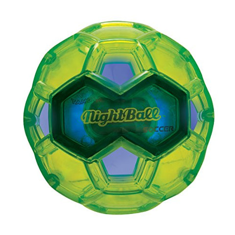 Tangle NightBall Soccer Large, Gn-Blu