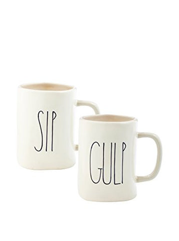 Sip + Gulp Mugs, Set of 2