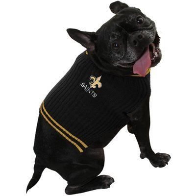 New Orleans Saints Dog Sweater, small