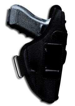 Cebeci 10018RB09 Right-Hand Nylon IWB Thumb Break NTS 10018 Holster Gun Belt, Black