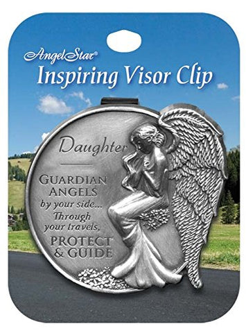 Daughter Guardian Angel Visor Clip