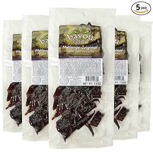 South Louisiana Style Beef Jerky - Mélange Original, 1.5 oz.