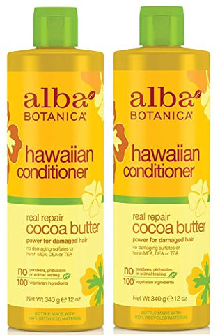 Alba Botanica Conditioner Cocoa Butter, 12 oz