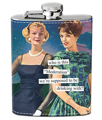 Flasks - "who is this “Moderation” we’re supposed to be drinking with?"
