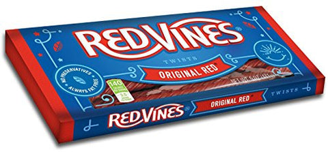 AMERICAN LICORICE COMPANY, KINGSIZE RED VINES ORIGINAL RED TWIST TRAY 5OZ