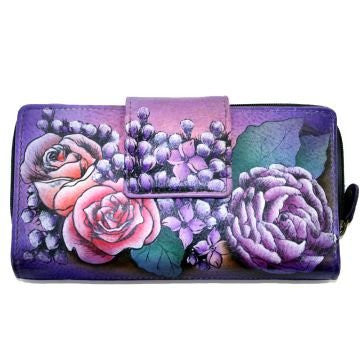 Lush Lilac Two Fold Organizer Wallet