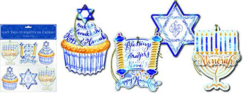 Hanukkah Collection, Gift Tag Assortments Light the Menorah