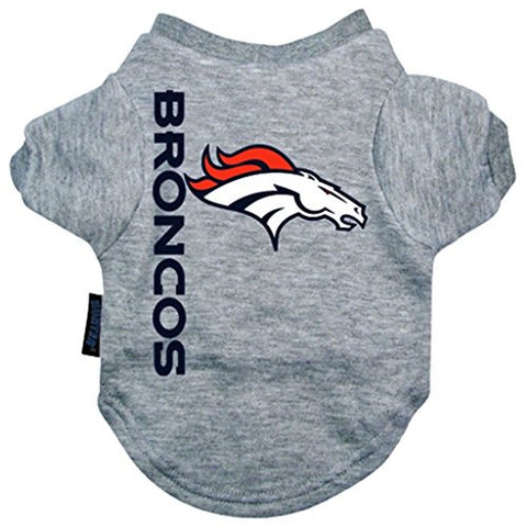 Denver Broncos Dog Tee Shirt Medium