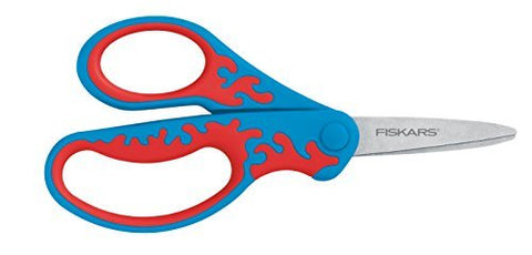 Fiskars- 5" Left Handed Kids Scissors, Softgrip, Pointed