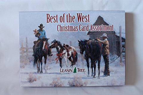 Best of the West Boxed Christmas Assortment, 20 cards (10 designs/2ea) with 22 envelopes